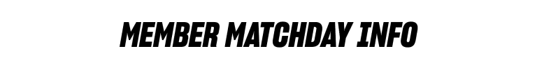 Member Matchday Info
